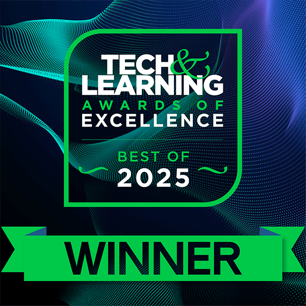 Tech & Learning Awards of Excellence 2025 winner badge