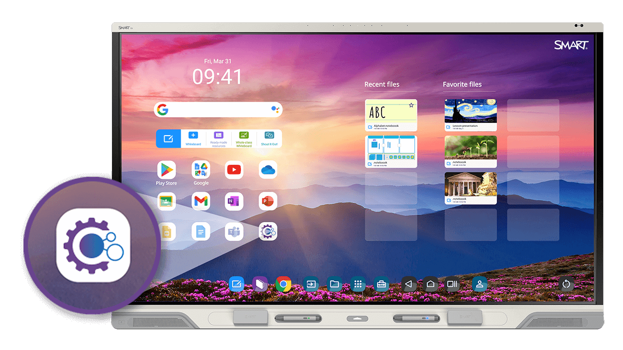 RX series SMART Board with SMART Control icon