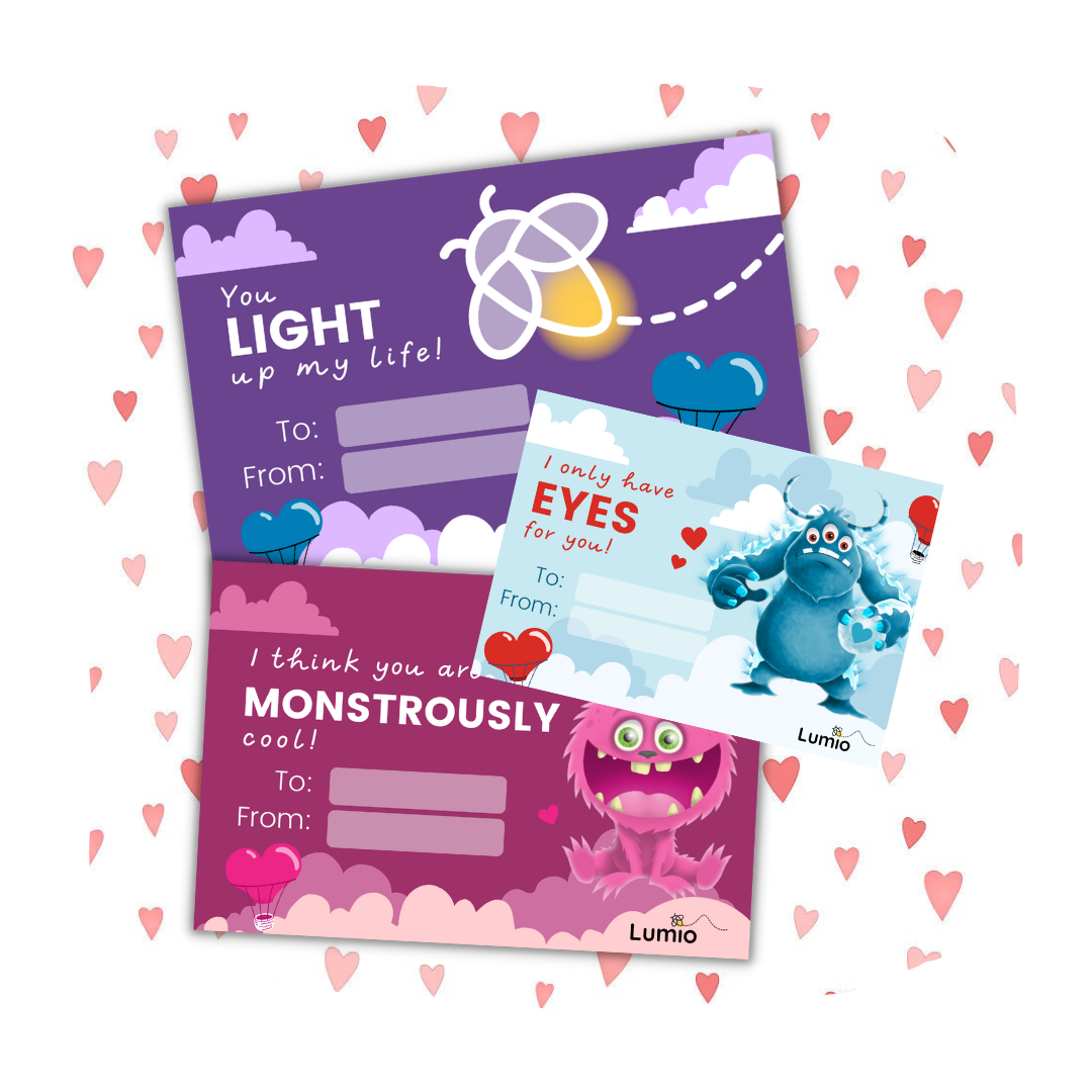 Preview of Lumio Valentines day cards and activities. 