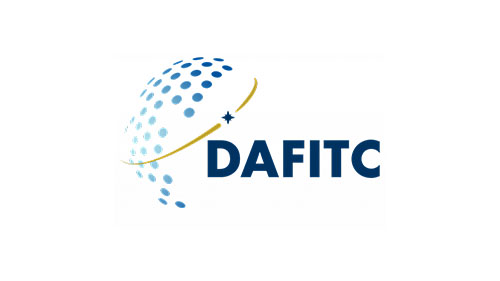DAFITC logo with a digital globe representing a global cyber conference.