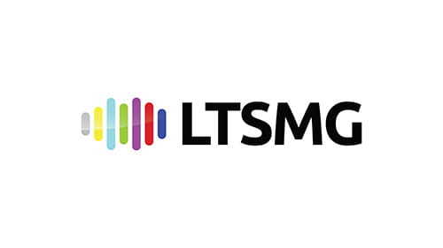Logo for the LTSMG event, featuring a colorful sound wave design next to the acronym 'LTSMG' in bold black text.