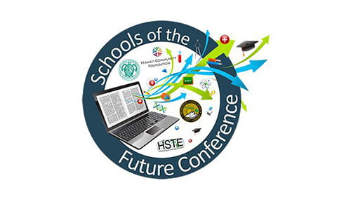 Logo for Schools of the Future conference, emphasizing innovation in education.