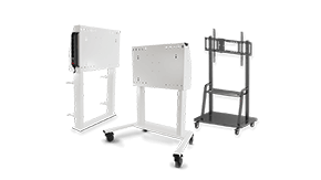  Collage of stands and wall mounts for SMART Boards