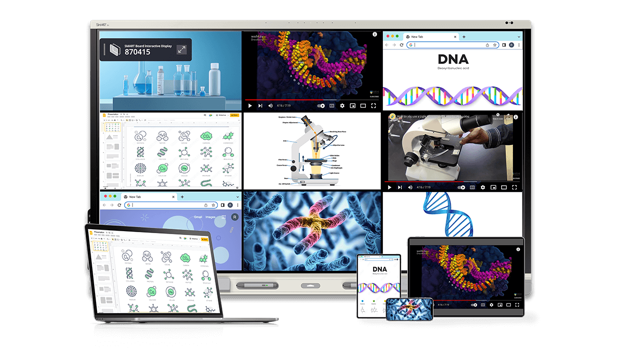 SMART Mirror on a SMART Board RX series and Laptop