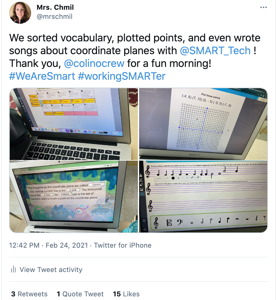 Twitter SMART Tech post screenshot