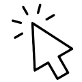 Icon of a mouse pointer