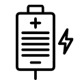 Icon representing a supercapacitor